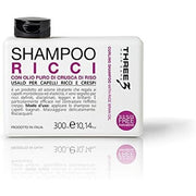 Faipa Three Shampoo Ricci Curling with Pure Rice Bran Oil Without SLS-SLES Parabens 300ml