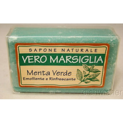 Nesti Dante Italy True Marseille Green Mint Natural Soap New Sealed 157ml