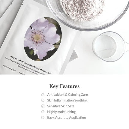 Dr. Althea Premium Rosa Modeling Mask with Measuring Spoon and Spatula 25g