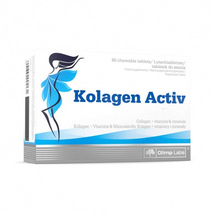Olimp Labs Collagen Activ Plus Dietary Supplement For Sucking - 80 Tablets