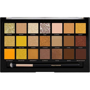 Profusion Cosmetics Gold Rush 21 Shade Eyeshadow Palette with Free Pro Series Brush
