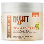 Ossat Naturals Form & Hold Wax for Twists, Locks, Knots, and Edge Control
