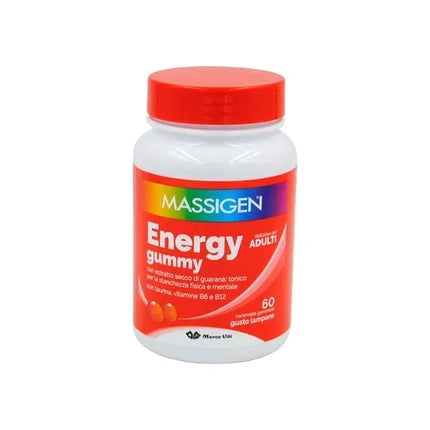 Massigen Energy Gummy Dietary Supplement Against Fatigue 60 Gummy Candies