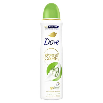Dove Advanced Care Antiperspirant Spray Cucumber & Green Tea - 150 Ml