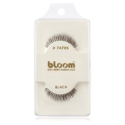 Bloom Natural False Eyelashes No. 747XS (Black) - 1 cm