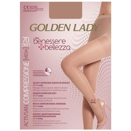Golden Lady Wellness&Beauty Tights 70den Color Black Size M