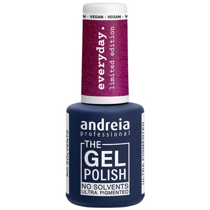 Andreia Professional The Gel Polish Limited Collection Color ED5 Metallic Cherry with a Pink Layer