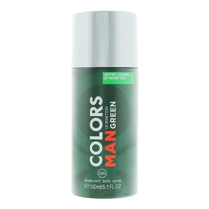 Benetton Colors De Benetton Green Deodorant Spray 150ml For Men