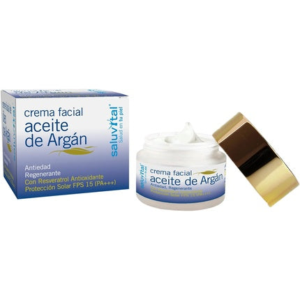 Saluvital Argan Oil Facial Cream with SPF 15 Sun Protection