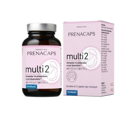 ForMeds Prenacaps Multi 2 Vitamin Complex for Women from the 13th Week of Pregnancy