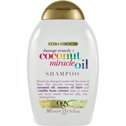 Ogx Extra Strength Damage Remedy Coconut Miracle Oil Shampoo 385ml
