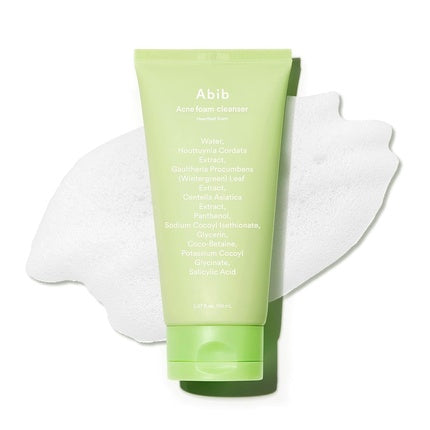 Abib Acne Foam Cleanser Heartleaf 5.07 Fl Oz 150ml