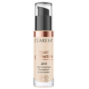 Claresa Liquid Perfection 2in1 Concealer And Foundation With Matte Finish In Liquid 102 Warm Medium 34g