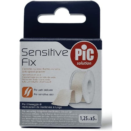Pic Sensitive Fix Silk Roll Plaster 1.25cm x 5m