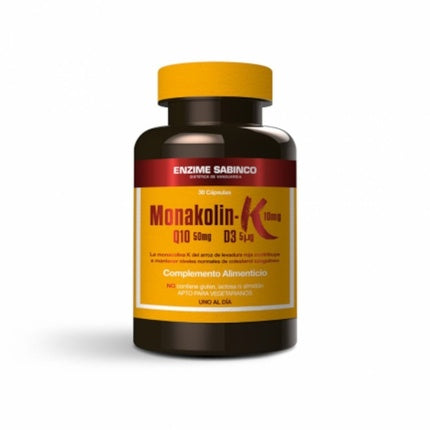 Enzime Sabinco Sabinco Monakolin K+Q10+D3 30 Capsules