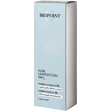 Biopoint Hair Lamination 3D Shine Shampoo for Damaged Hair 200ml