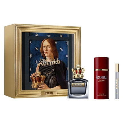 Jean Paul Gaultier Scandal Pour Homme Set - Eau De Toilette Spray 100ml, Deodorant Spray 150ml, Eau De Toilette Spray 10ml
