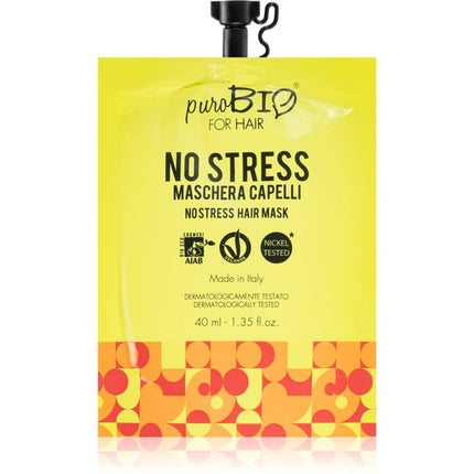 puroBIO Cosmetics No Stress Revitalizing Hair Mask - 40 ml