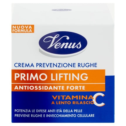 Venus Wrinkle Prevention Cream First Lifting Strong Antioxidant 50ml 1.69 Fl.Oz. Italian Product