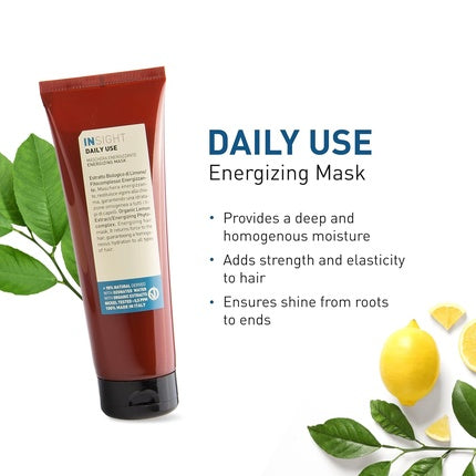 Clean Beauty Daily Use Energizing Mask with Strengthening Lemon Extract - Vegan