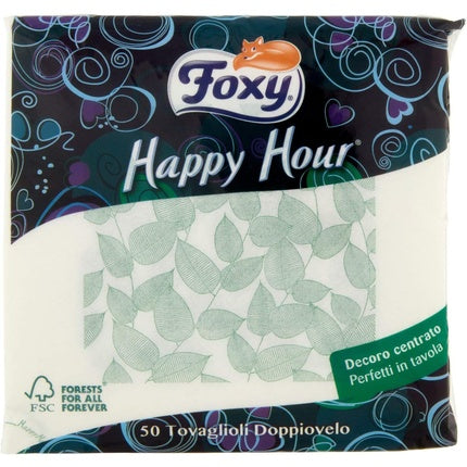Foxy 2-Ply Napkins Happy Hour X50