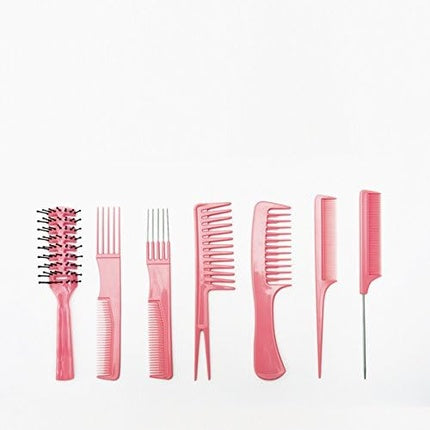 BIFULL GEA Pink Set of Combs - Standard Black