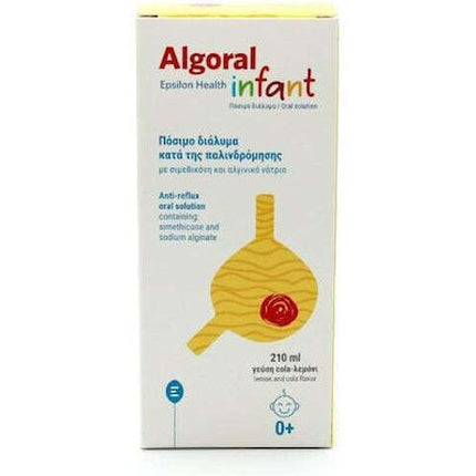 Epsilon Health Algoral Infant Drink Solution Against Dehydration With Cola-Lemon Flavor 210ml