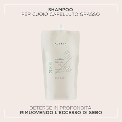 Actyva Equilibrio Shampoo Sebum-Regulating Action for Oily Scalp