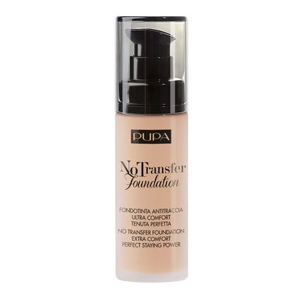 Pupa No Transfer Foundation Spf 15 Moisturizing Foundation 01 30ml