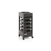 Xanitaliapro Milano Service Cart For Hairdresser Tools Black