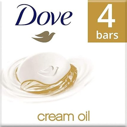 Dove Nourishing Argan Oil Soap Bar 4x 90g