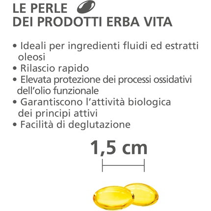 Erba Vita Soy Lecithin Dietary Supplement 120 Pearls