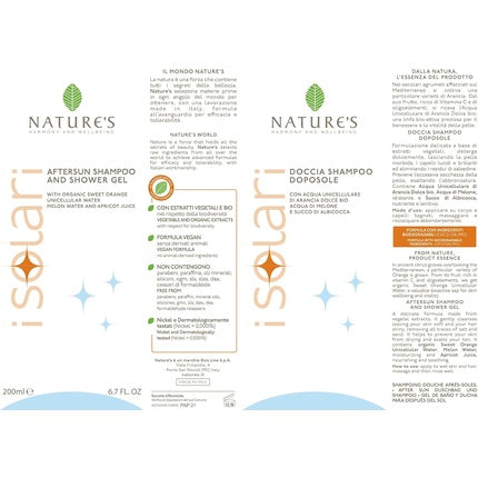 Bios Line Nature's I Solari Shower Shampoo After Sun 200ml