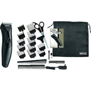 WAHL Haircut & Beard Cordless Rechargeable Waterproof Trimmer with 10 Guide Combs, Comb, and Scissors