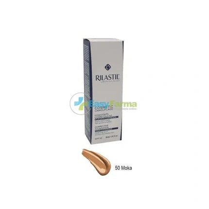 Rilastil Camouflage Corrective Foundation High Coverage Spf 30 Color 50 Moka 30 Ml