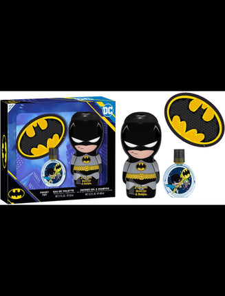 Dc Batman Gift Set - Eau De Toilette 50 Milliliters, Shower Gel Shampoo 400 Milliliters, Fidget Toy