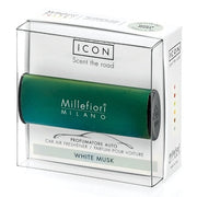 Millefiori Milano Icon Classic White Musk Car Fragrance 47 G