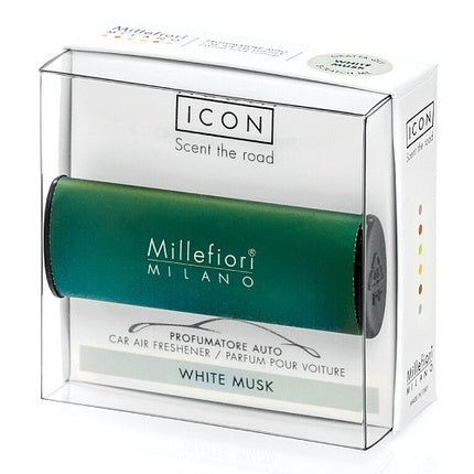 Millefiori Milano Icon Classic White Musk Car Fragrance 47 G