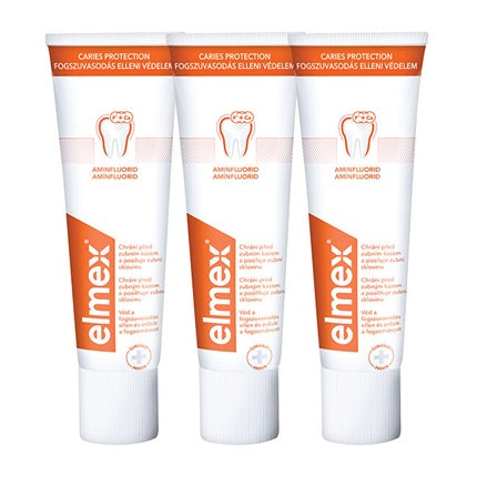 Elmex Toothpaste Caries Protection 3 X 75 Ml