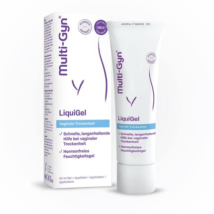 Multi-Gyn LiquiGel with Applicator for Immediate Relief - for Vaginal Dryness, Pain, Itching or Irritation - Hormone-Free with Natural Ingredients 30ml