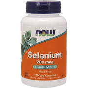 NOW Foods Selenium 200mcg VCaps 180 Count