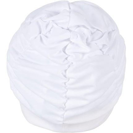 Fashy Women's Fabric Bathing Swim Cap White