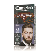 Cameleo Men Hair Color Cream - 5.0 Light Brown, 30ml