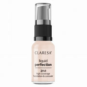 Claresa Liquid Perfection 2in1 Concealer And Foundation With Matte Finish In Liquid 101 Light 18g