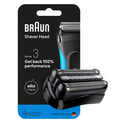 Braun Series 3 Electric Shaver Original Replacement Head 21b Black