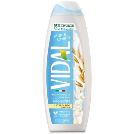 Vidal Emollient Bathtub with Rice Milk and Oats 500ml