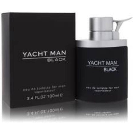 Myrurgia Yacht Man Black Eau De Toilette Spray 3.4 oz 100 ml - Men