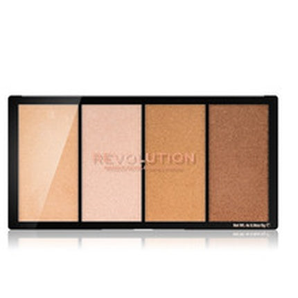 Makeup Revolution Revolution Reloaded Highlighter Palette Brightener Palette 20 G Lustre Lights Warm