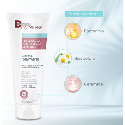 Dermovitamina Calmilene Cream for Dry Skin 250ml