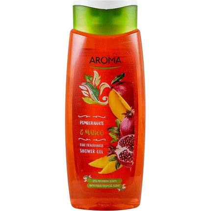 AROMA Shower Gel Greenline Fine Fragrances Pomegranate & Mango 400ml